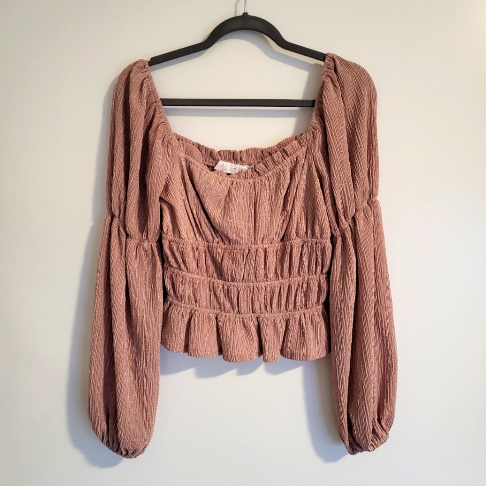 ASTR shimmery blouse